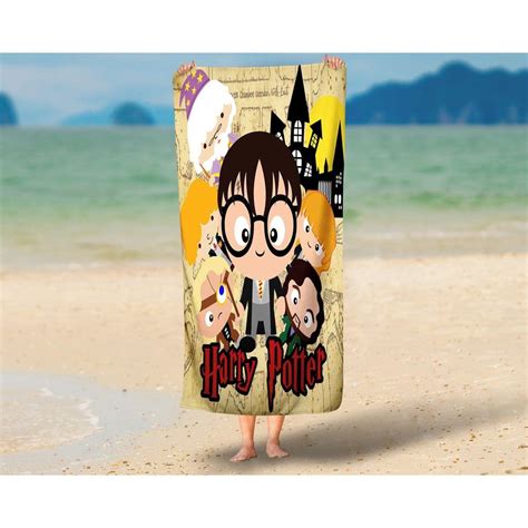 Toalha De Praia Harry Potter Tipo Poster 140x70cm THPMOD01 Submarino