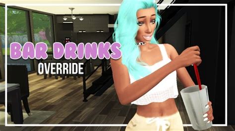 BAR DRINKS OVERRIDE MOD The Sims 4 Mod Itsmetroi On Tumblr