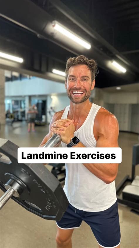 40 Best Landmine Exercises Variations For Upper Body Lower Body Core