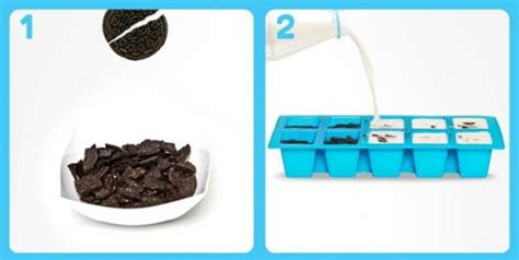 Oreo Ice Cubes Prove There’s Really No Right Way To Eat Milk And Cookies Except Maybe This One