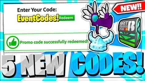 All 5 New Roblox Promo Codes On Roblox 2022 Working Roblox Promo