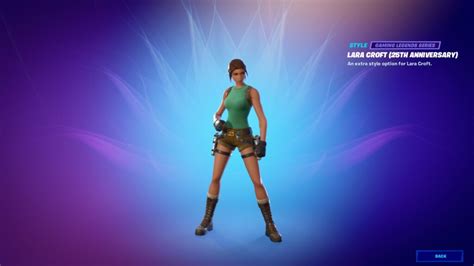 Lara Croft Is Now A Playable Character In Fortnite Season 6 One Esports