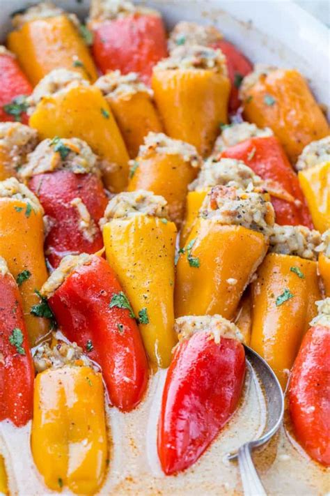 Mini Stuffed Peppers Recipe Valentinas Corner