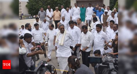 Karnataka Crisis Congress Seeks Disqualification Of Rebel Mlas One