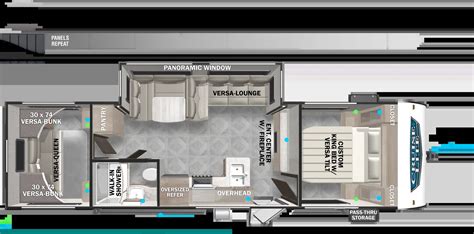 Salem Cruise Lite 28VBXL Floorplan Forest River RV