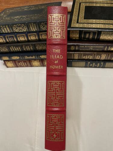 The Iliad Of Homer Easton Press Hardcover Leather Ed Greatest