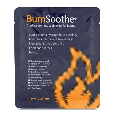 Burnsoothe Burn Dressing 10cm X 40cm Sku 400 Compliance Standard Group