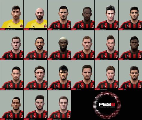 Ultigamerz Pes 6 Ac Milan Full Facepack 2019 20