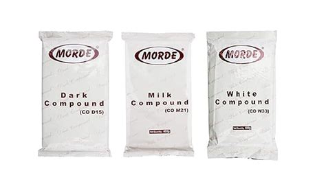 MORDE Compound Chocolate 3 IN 1 Dark Milk White Each 400 Gm Amazon