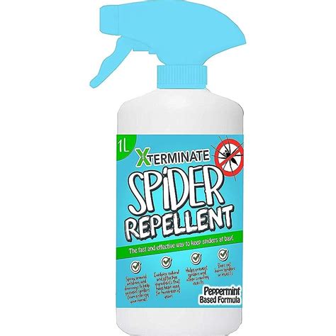 Spider Repellent 1 Litre Super Strength Natural Peppermint Oil