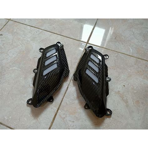 Jual Cover Pijakan Nmax Old Tutup Pijakan Body Samping Carbon Yamaha