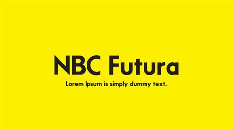 NBC Futura Font : Download Free for Desktop & Webfont