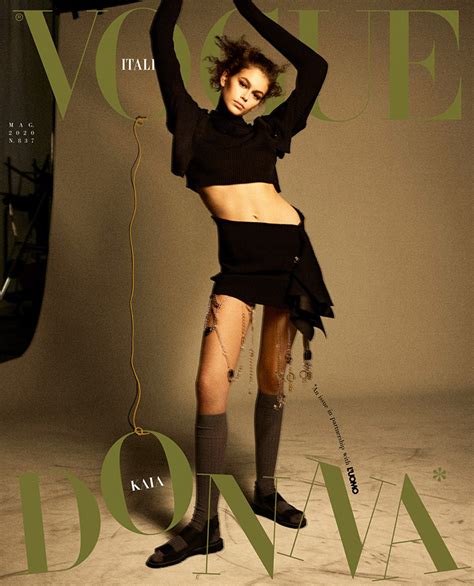 Kaia Gerber Is The Cover Girl Of Vogue Italia May 2020 Issue