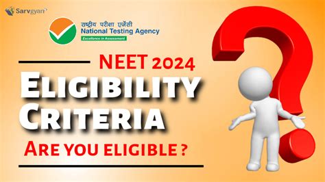 NEET UG 2024 Eligibility Criteria Check Qualifications Age Limit