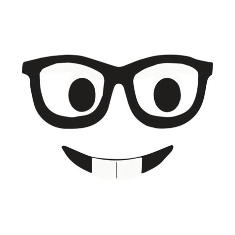 Emoji Nerd Big Teeth By Andytruong Teeth Emoji Nerd Kids Design