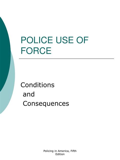 Ppt Police Use Of Force Powerpoint Presentation Id 791748