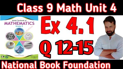 Class Math Nbf New Book Ex Q Fbise Class Math Exercise