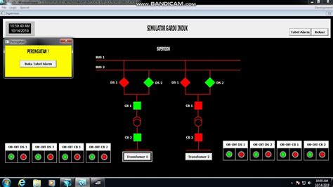 Simulator Gardu Induk Menggunakan Software SCADA Wonderware Intouch