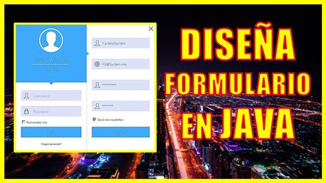 Como Hacer Formulario De Registro Y Login En Java Netbeans Youtube