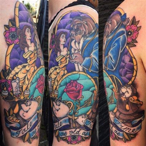 The Magic Of The Internet Beauty And The Beast Tattoo Disney Tattoos