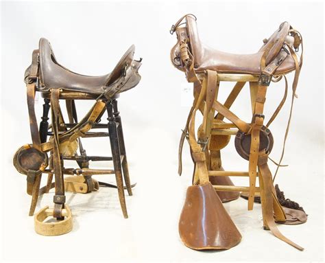 Lot Two Antique Us Calvary Mcclellan Saddles