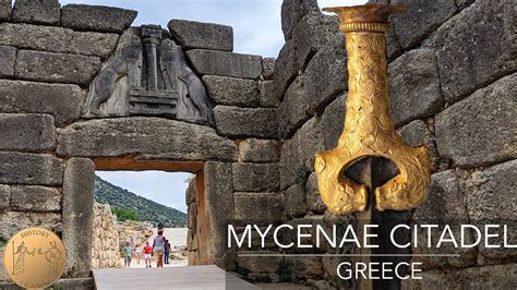 The Citadel Of Mycenae Mycenaean Civilization History Lion Gate