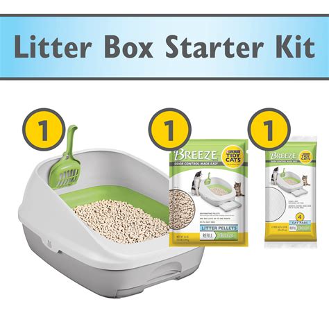 Purina Tidy Cats Litter Box System Breeze System Starter Kit Litter