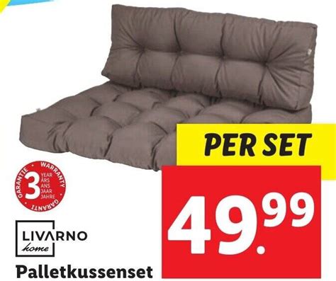 LIVARNO Home Palletkussenset Aanbieding Bij Lidl