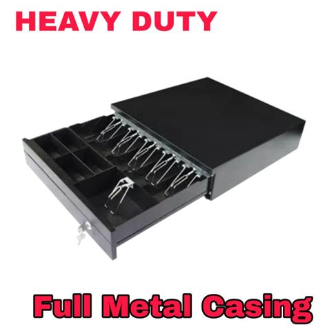 [heavy Duty] Full Metal Case Xl Size Cash Drawer 5 Segments 12v 24v