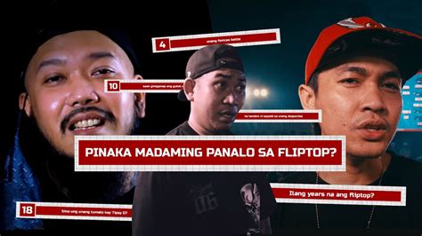 Winningest FlipTop Emcee Most Viewed Battles Etc FlipTop Trivia