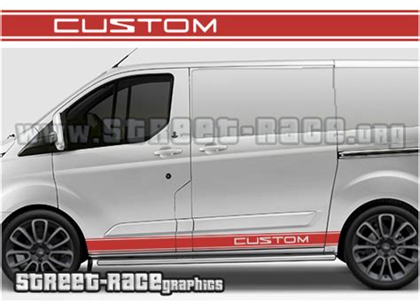 Ford Transit Custom Side Decals Uk And Europe