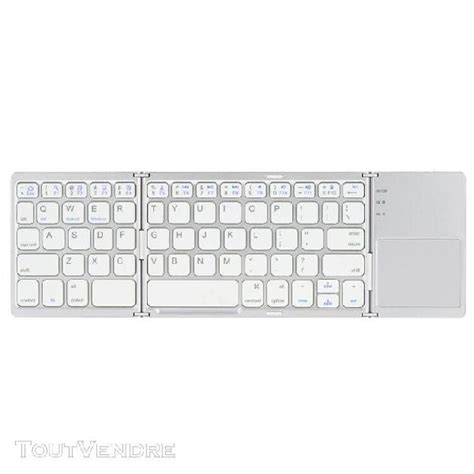 Mini Clavier Sans Fil Pliable Pliable Mince Ultra Mince Port En France