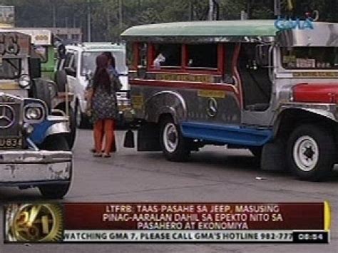 LTFRB Taas Pasahe Sa Jeep Masusing Pinag Aaralan Dahil Sa Epekto Nito