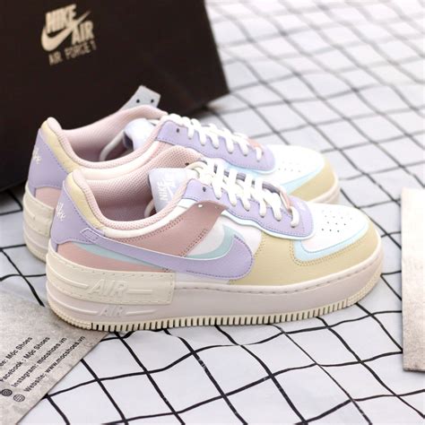 1609 HÀng ChÍnh HÃng GiÀy Nike Air Force One Shadow Pastel Cod MỘc Shoes