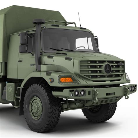 3d Model Zetros Military 4x4