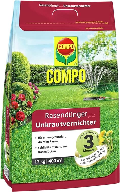 COMPO FLORANID Rasendünger plus Unkrautvernichter 3 Monate