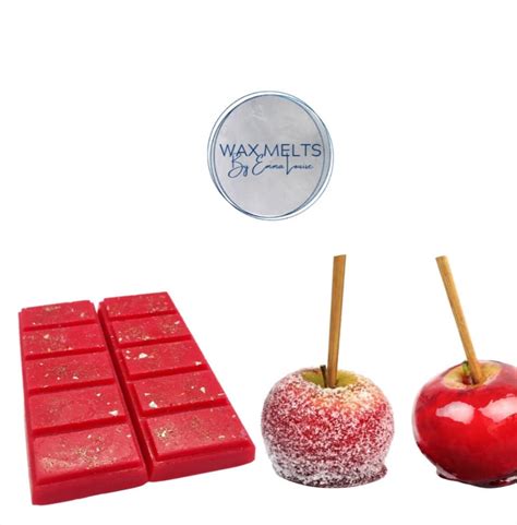 Frosted Candy Apple Wax Melts Scented Wax Melts Handmade Etsy