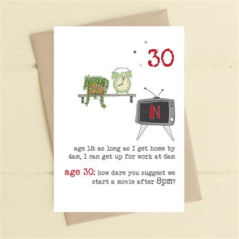 Staying Up Late 30th Birthday Greeting Card Cards