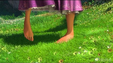 Tangled Rapunzel Feet - YouTube