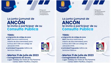 Consultas Públicas requieren de su presencia Dirección de