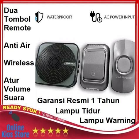 Jual Bel Rumah Door Bell Pintu Listrik Wireless Anti Air Waterproof