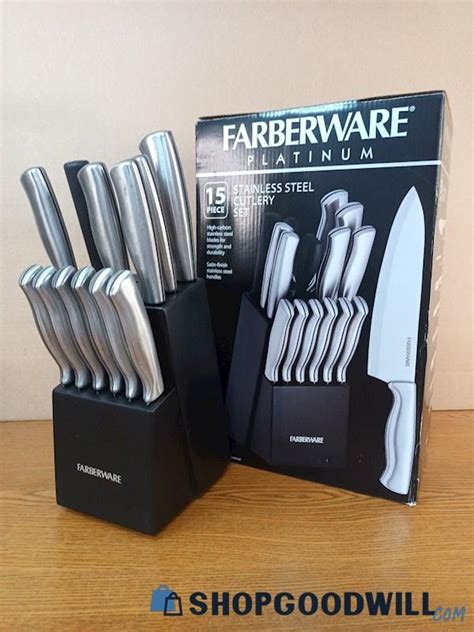 Used Faberware Platinum Knife Set