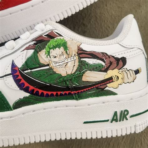 Nike Air Force 1 Customise Shoe Luffy X Zoro Men S Fashion Footwear