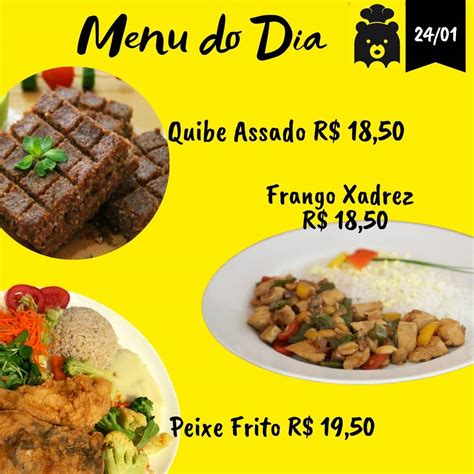 Menu Em Restaurante Tempero Da Ursa Curitiba