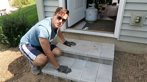 How To Build Cinder Block Steps Youtube