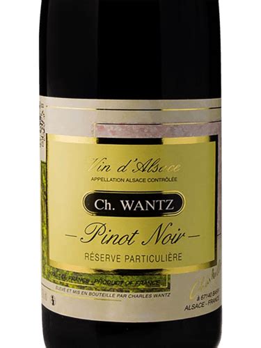 Ch Wantz Réserve Particulière Pinot Noir Vivino US