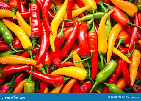 Chili Pepper Paradise Spice Up Your Garden Seeds Stock Photo Image Of