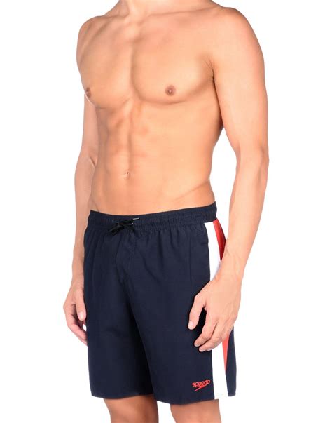 Lyst Speedo Swim Trunks In Blue For Men