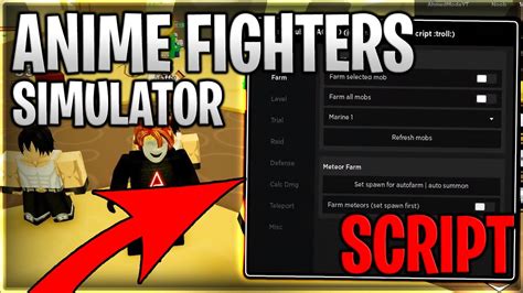 Upd X Anime Fighters Simulator Script Hack Auto Farm Infinite