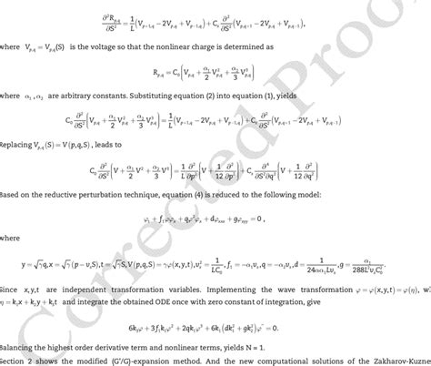 Linear Representation Of The Nonlinear Electrical Transmission Line Download Scientific Diagram